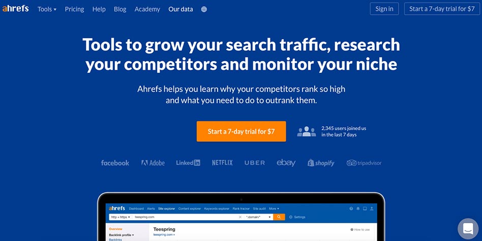 Ahrefs logo