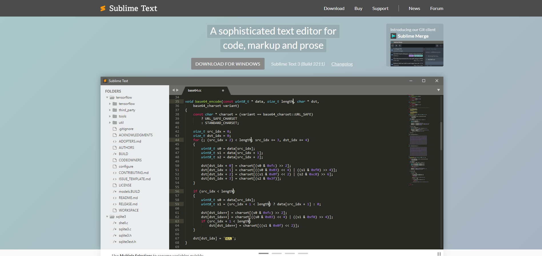 Sublime Text logo