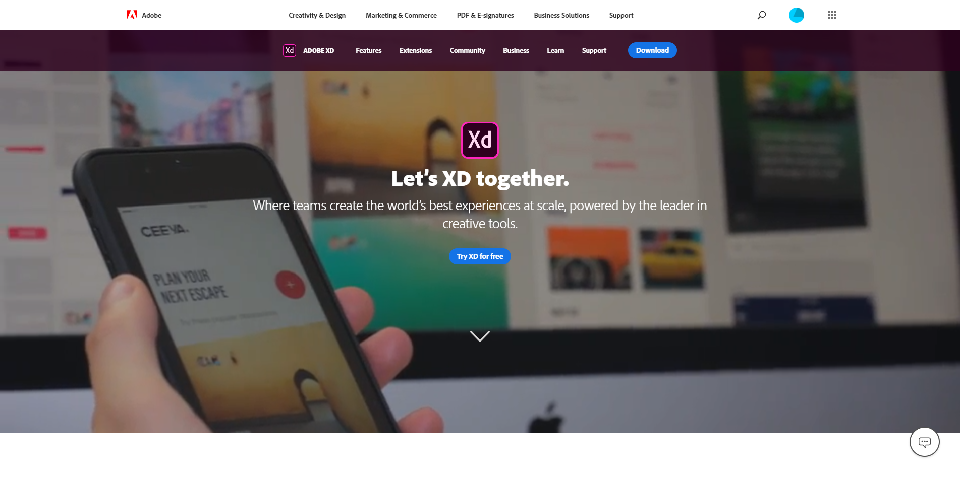 Adobe XD logo